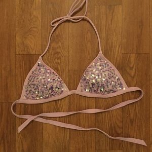 Light purple Victorias Secret pink triangle top